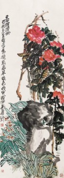 Wu cangshuo para años de edad chino. Pinturas al óleo